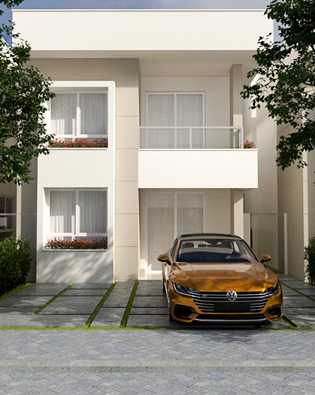 Lotus Residencial | Maria Preta | Casas Duplex Indivivuais com 4 quartos 1 suíte